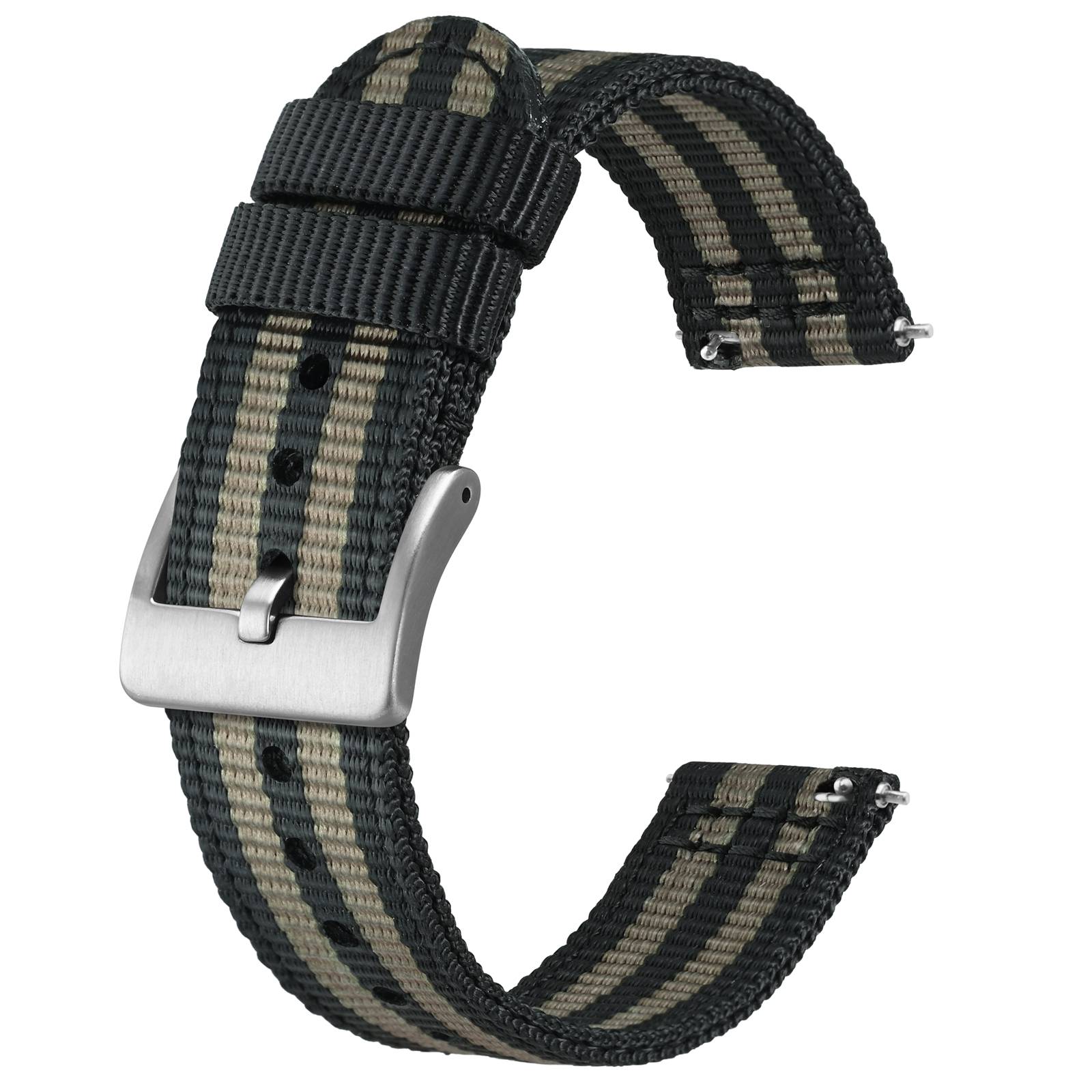 Suede Strap Watch - BISONSTRAP Nylon Wacth Strap,18mm19mm20mm22mm Quick Release