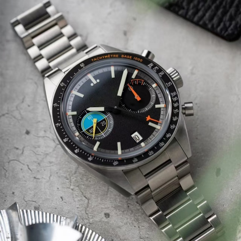 CILOA Black Round Watch Men's  - Seiko Watch Presage recension och pris
