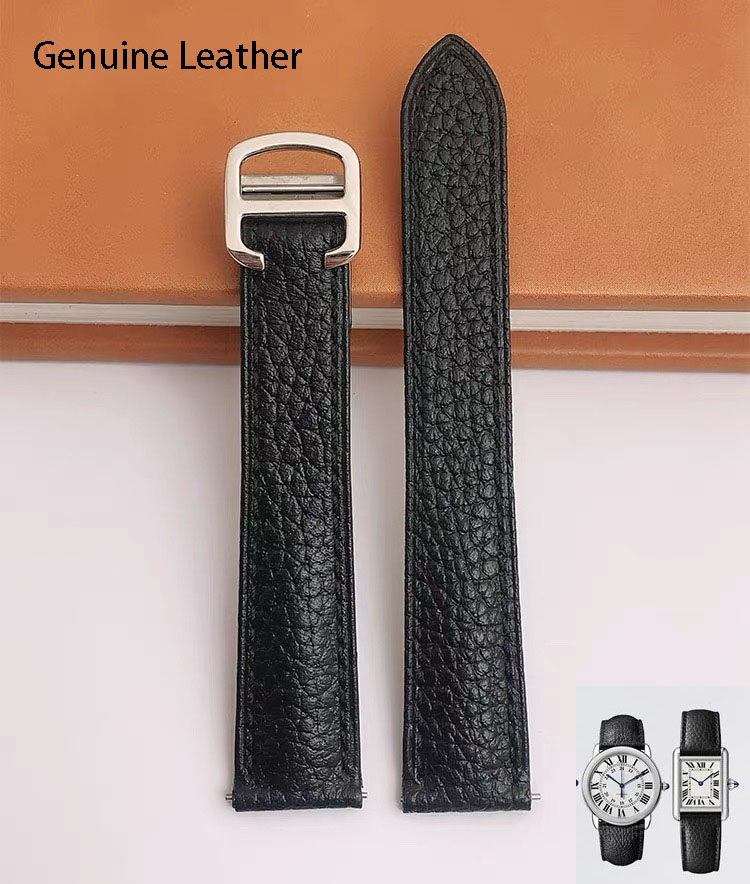 Genuine Leather Watch Strap Su - Cartier Watch Ballon Bleu recension och pris