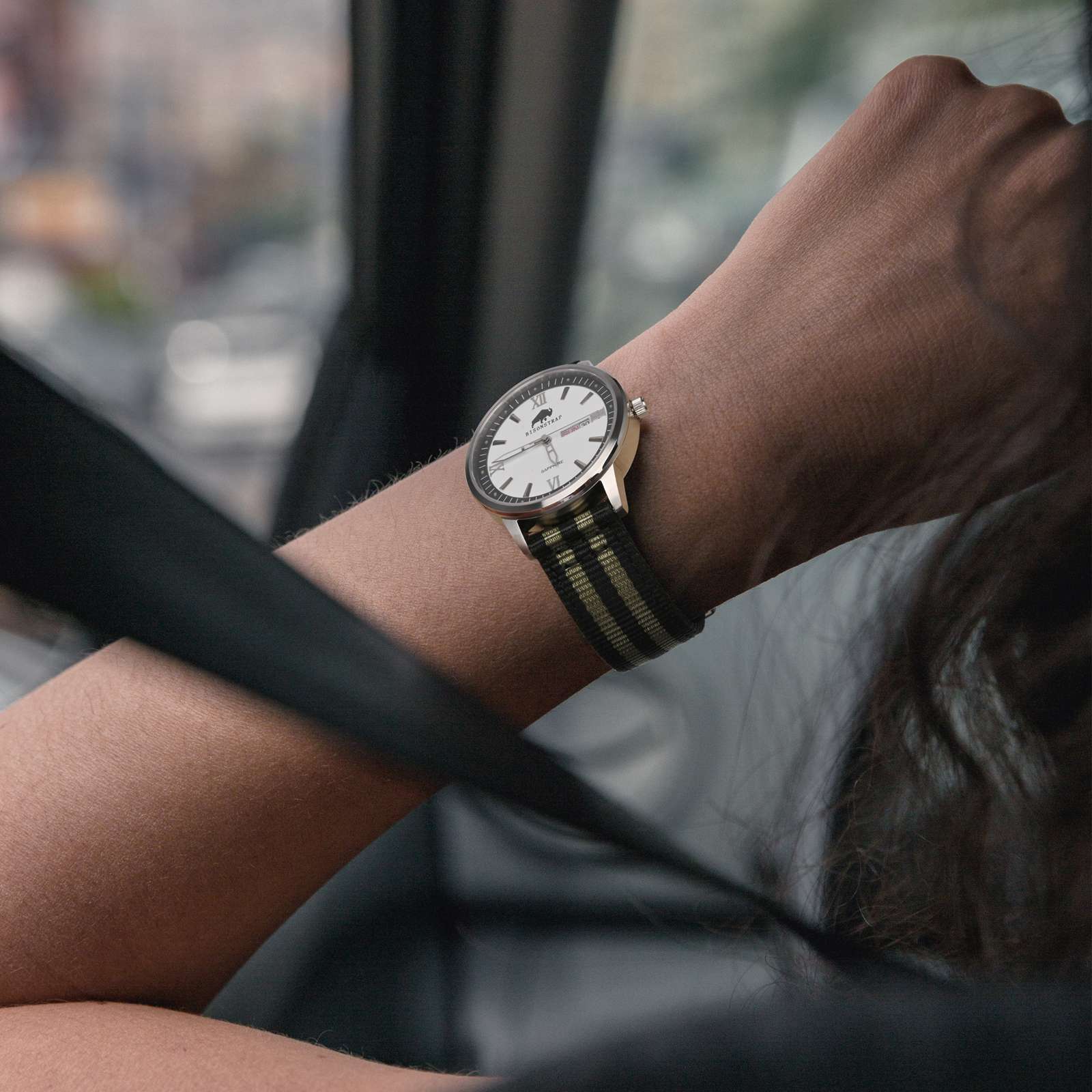 BISONSTRAP Nylon Wacth Strap,1 - Suede Strap Watch recension och pris