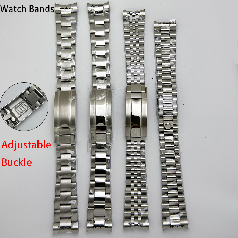 Oyster/Jubilee Bracelet Silver - Curved Spring Bar recension och pris