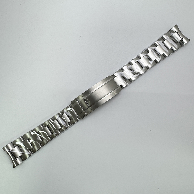 Oyster/Jubilee Bracelet Silver - Curved Spring Bar recension och pris