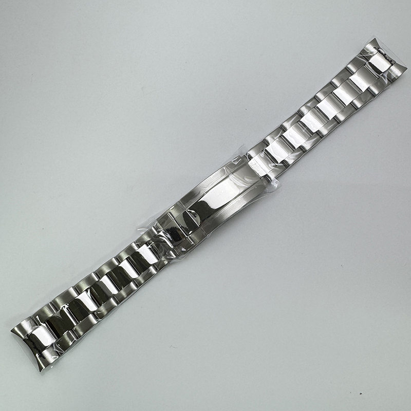 Oyster/Jubilee Bracelet Silver - Curved Spring Bar recension och pris