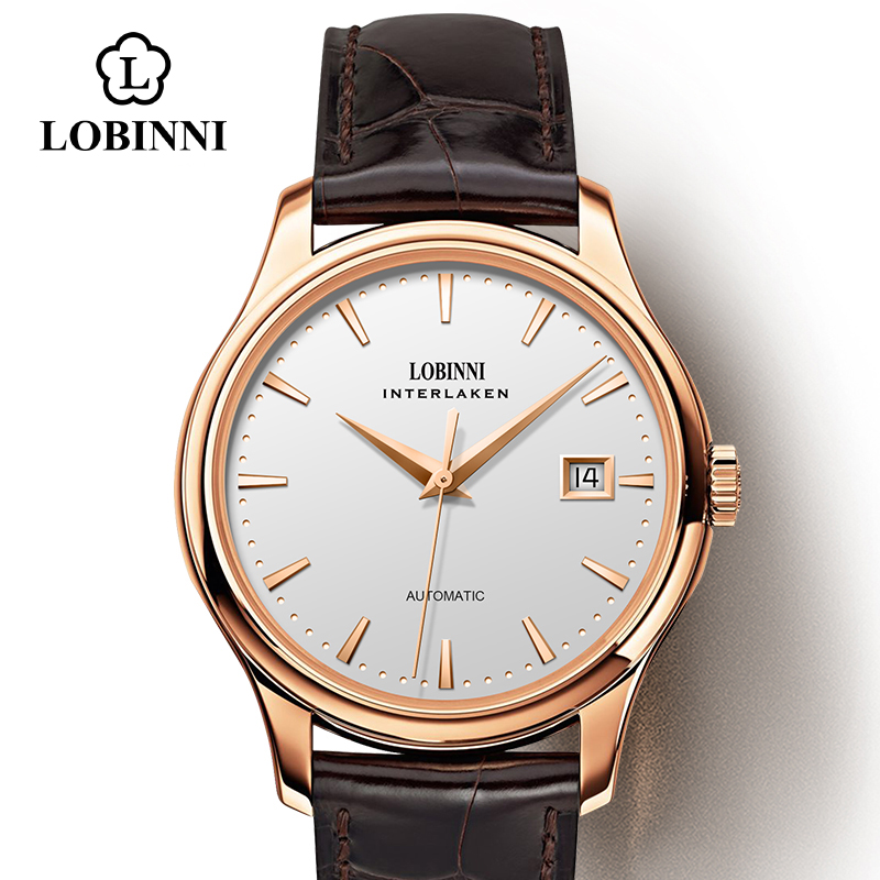 LOBINNI L12026 Men's Mechanica - Omega Watch Constellation recension och pris