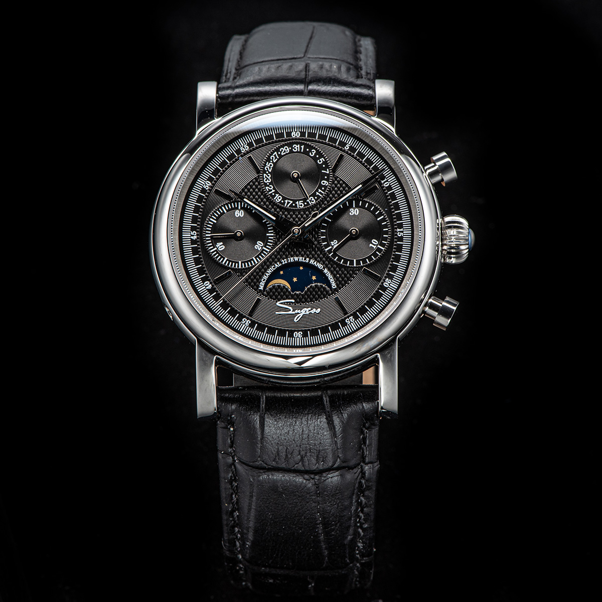 Sugess Pilot Chronograph Mecha - Omega Watch Constellation recension och pris