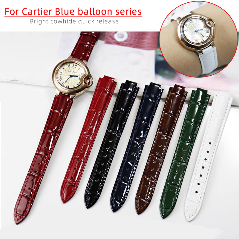 Bright Genuine leather watchba - Cartier Watch Ballon Bleu recension och pris